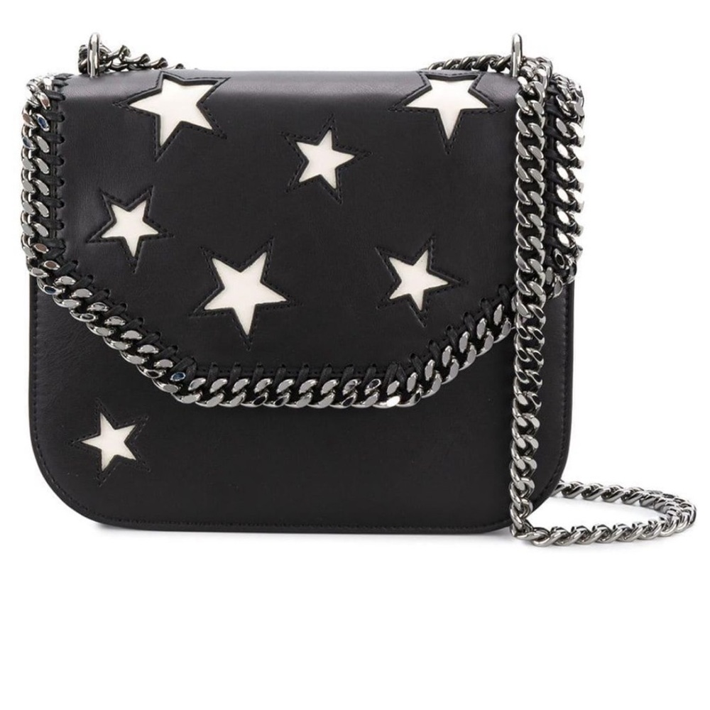 Stella McCartney Falabella Box Shoulder Bag Faux Leather With Stars